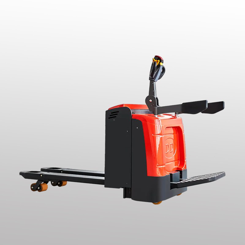 ZGFORKLIFT lithium electric counterbalance forklift moving precision components in manufacturing