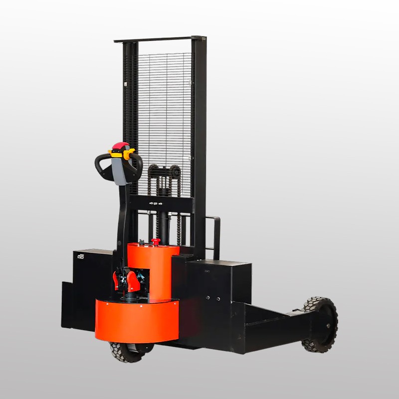 ZGFORKLIFT MYCDDH All-Terrain Electric Pallet Stacker for Outdoor Yards