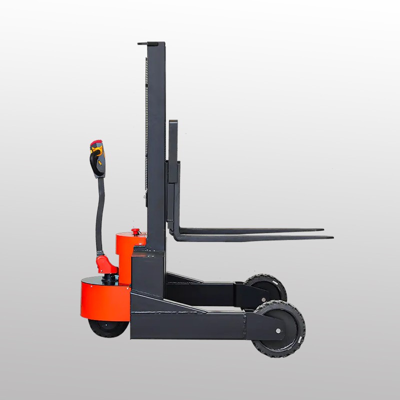 ZGFORKLIFT lithium electric counterbalance forklift moving precision components in manufacturing